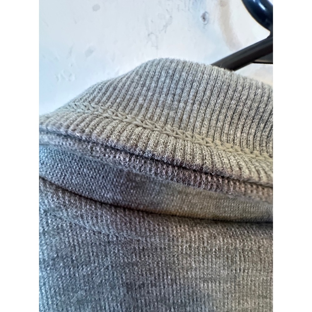 Mondetta Full Zip Sweatshirt Womens Small Olive Green Mock Neck Fleece Jacket - Picture 16 of 16